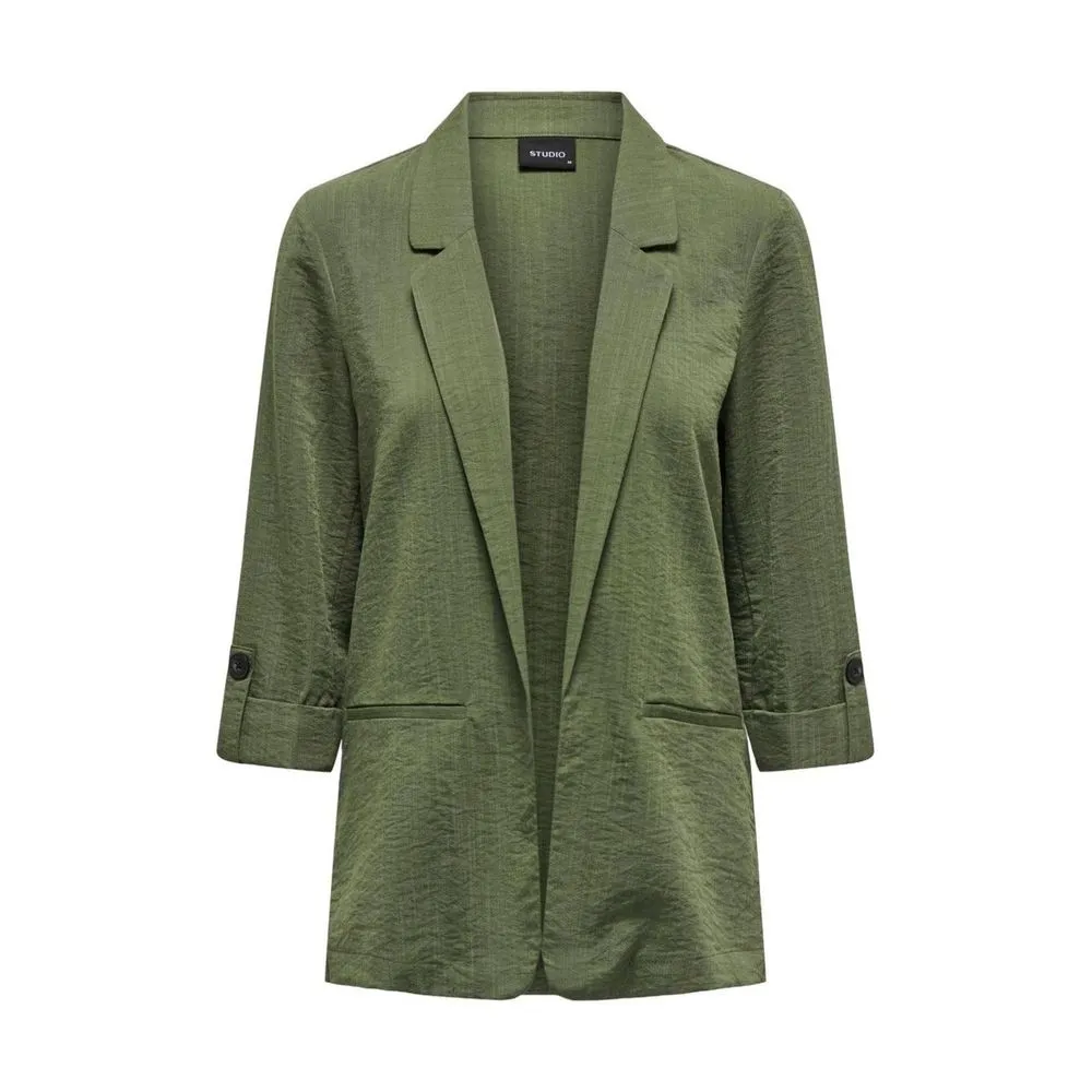Green Viscose Suits & Blazer