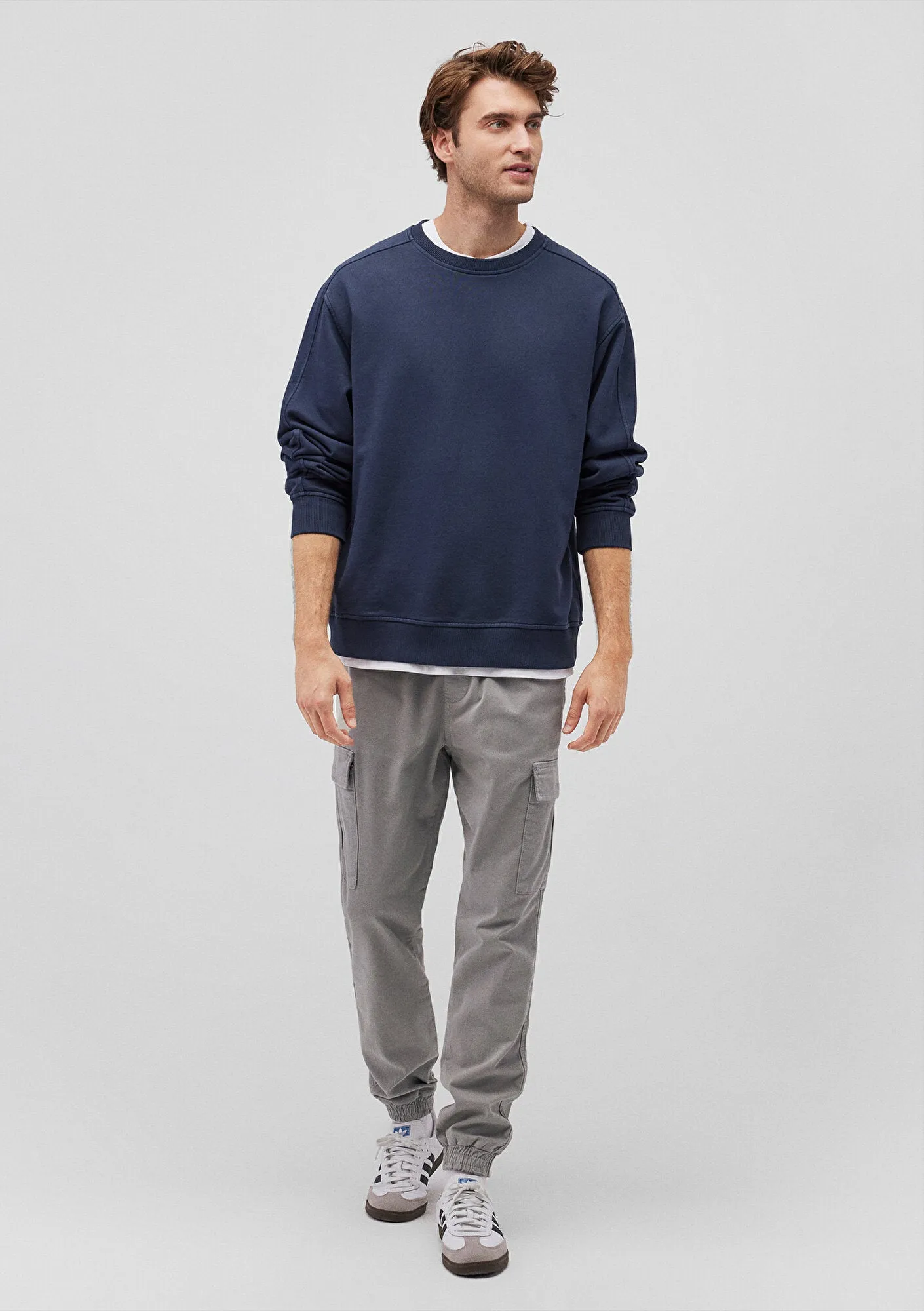Grey Cargo Pants