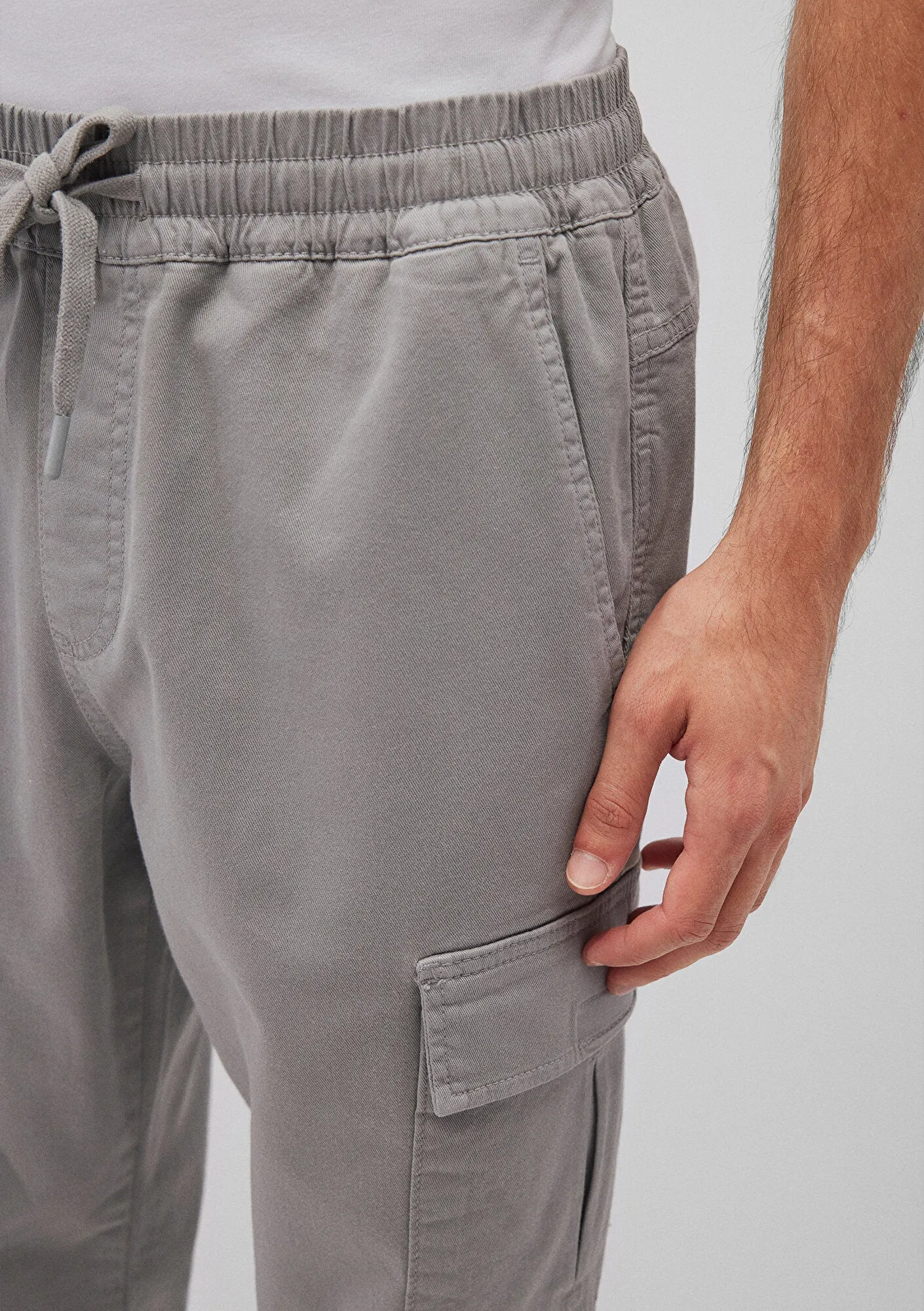 Grey Cargo Pants