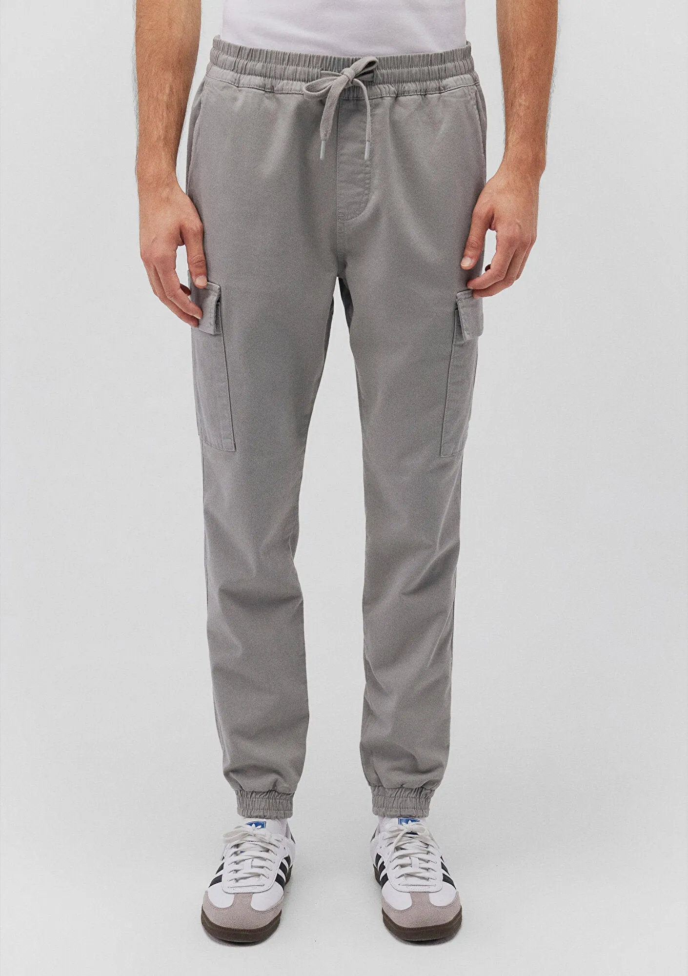 Grey Cargo Pants