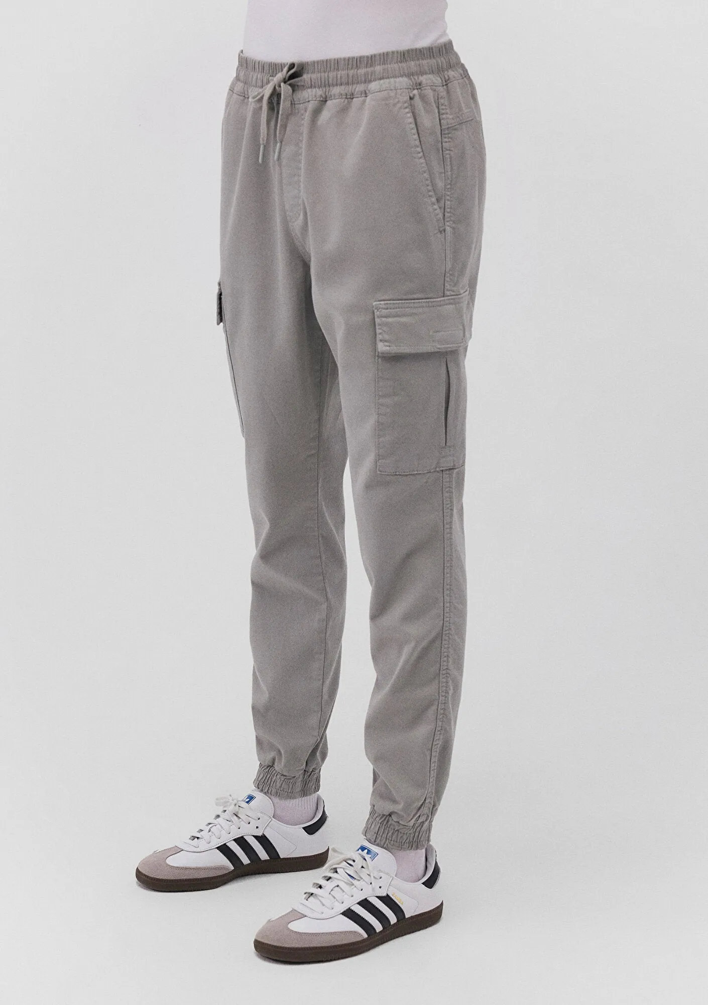 Grey Cargo Pants