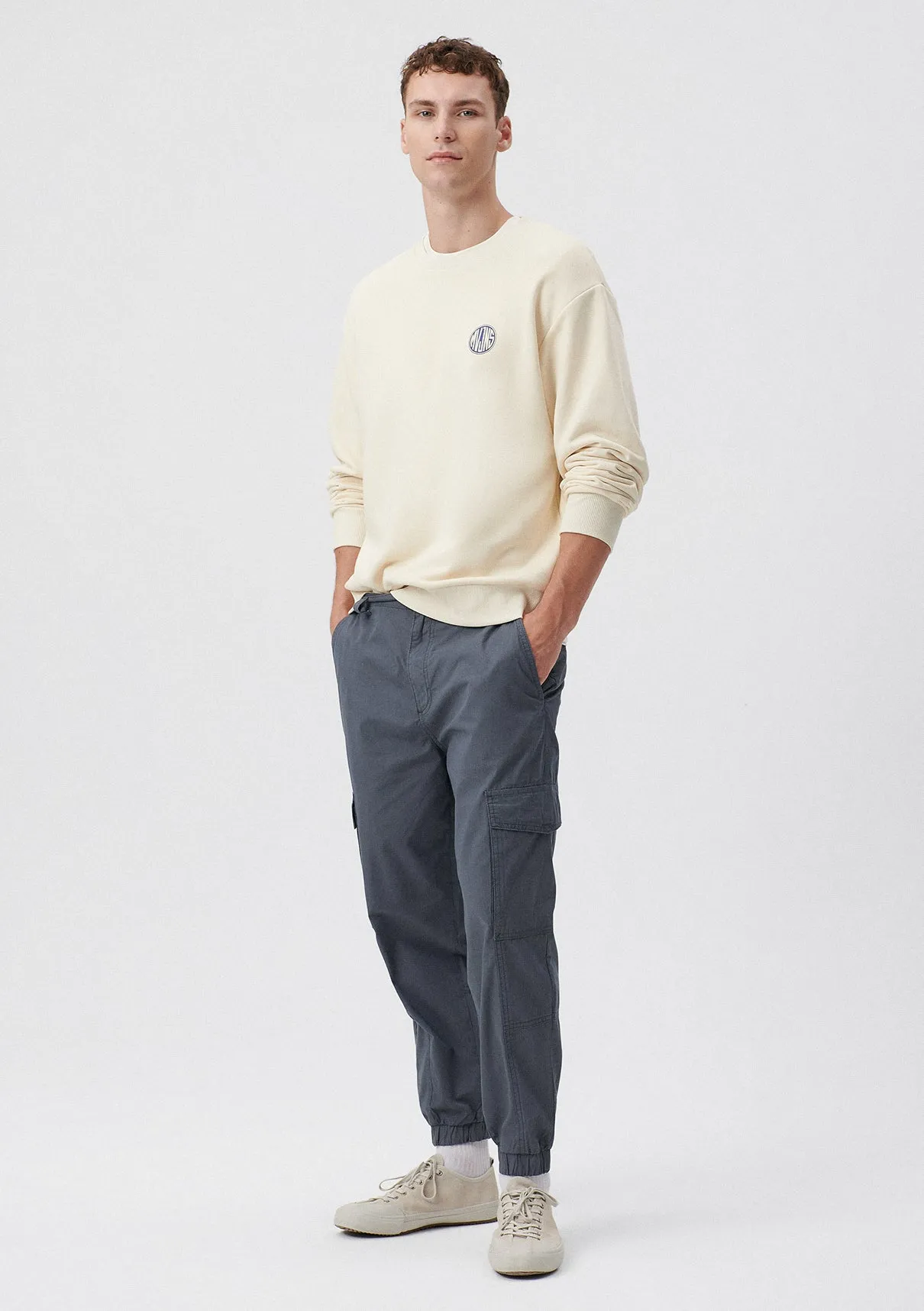 Grey Cargo Pants