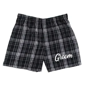 Groom Flannel Boxers