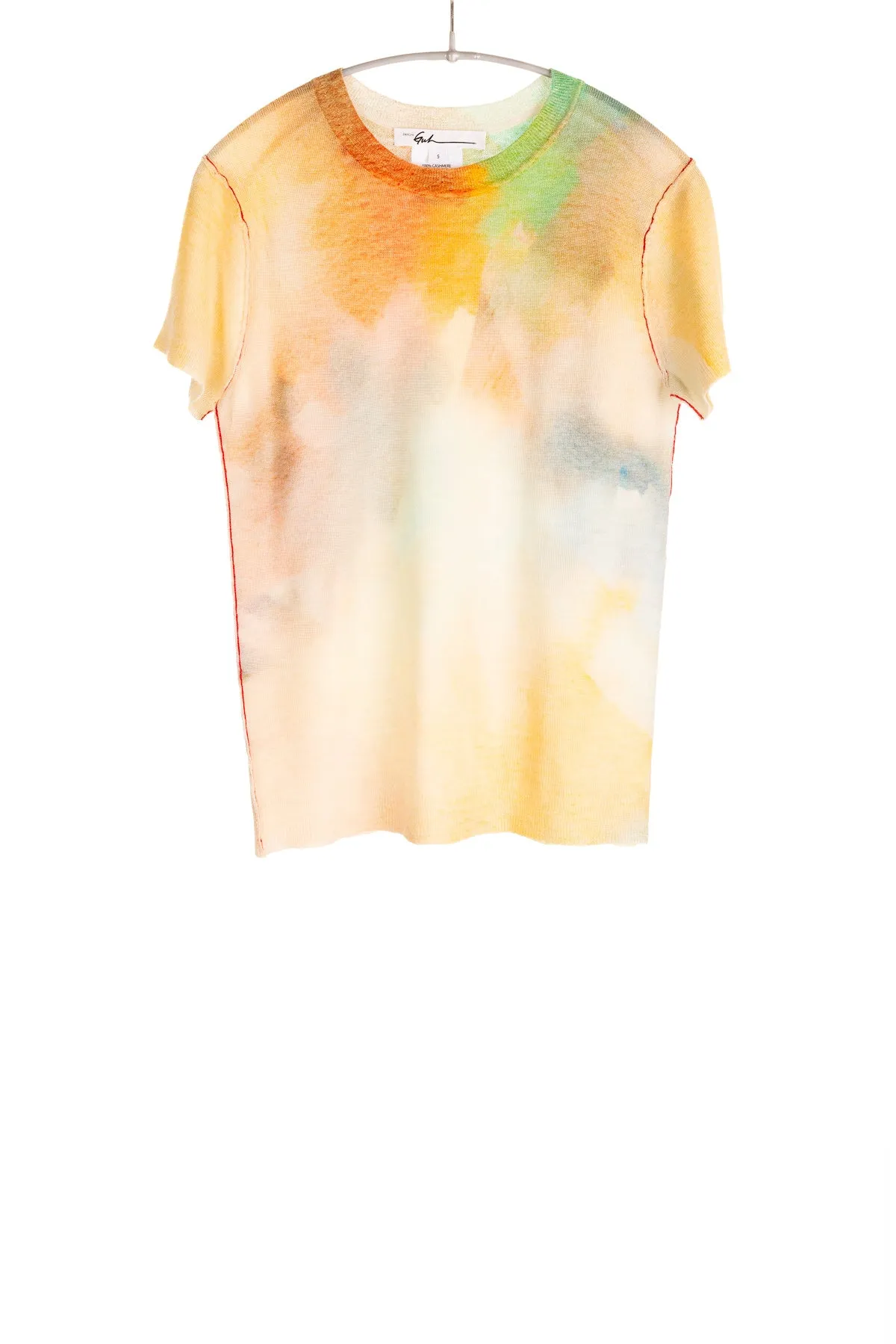 GUH-Short Sleeve Painted Crew Sunset