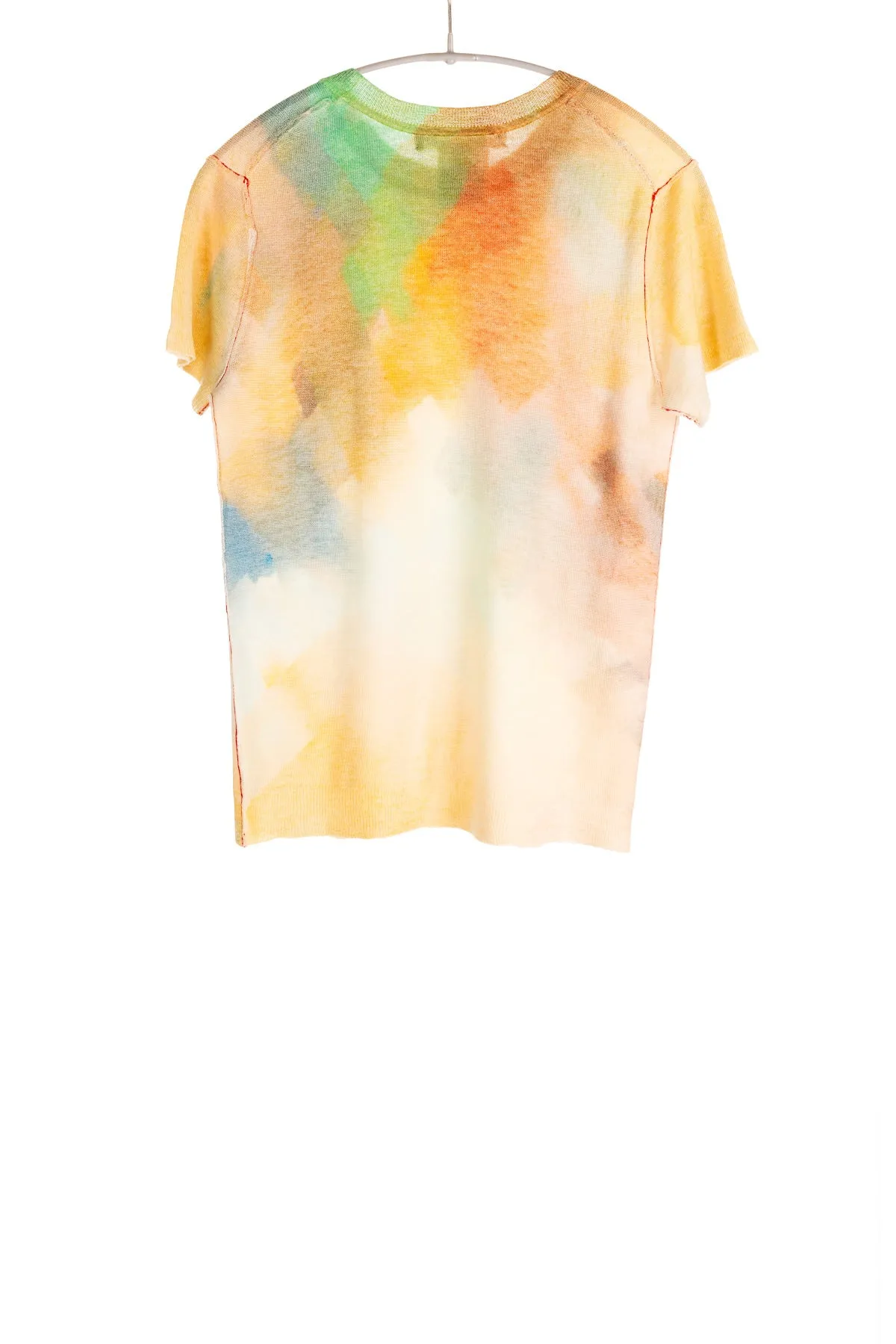 GUH-Short Sleeve Painted Crew Sunset