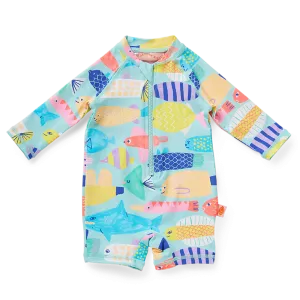 HALCYON NIGHTS BABY LONG SLEEVE SUPER SUIT RAINBOW REEF