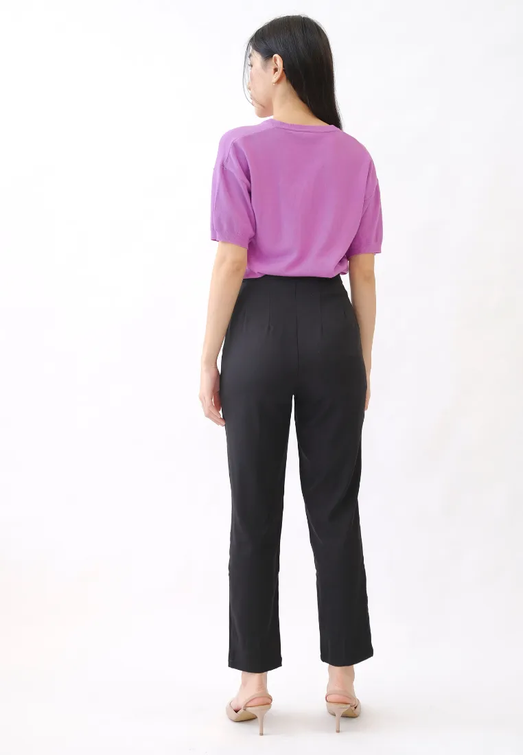Haris Pearl Button Tapered Pants