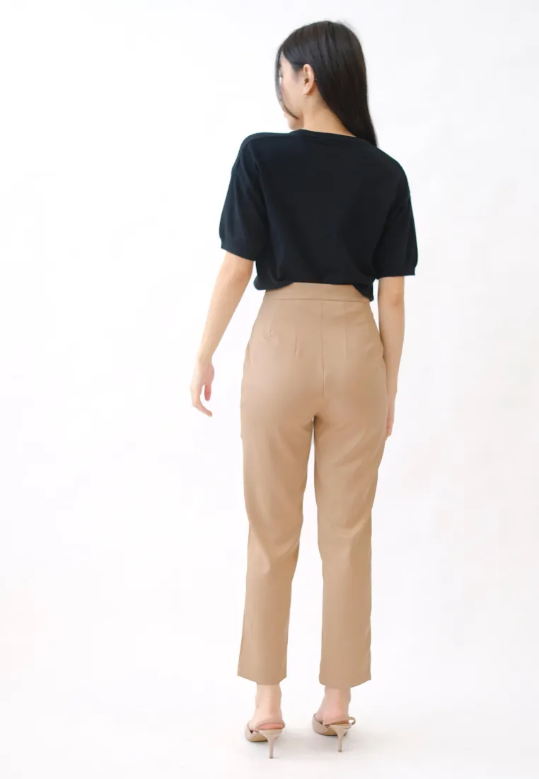 Haris Pearl Button Tapered Pants