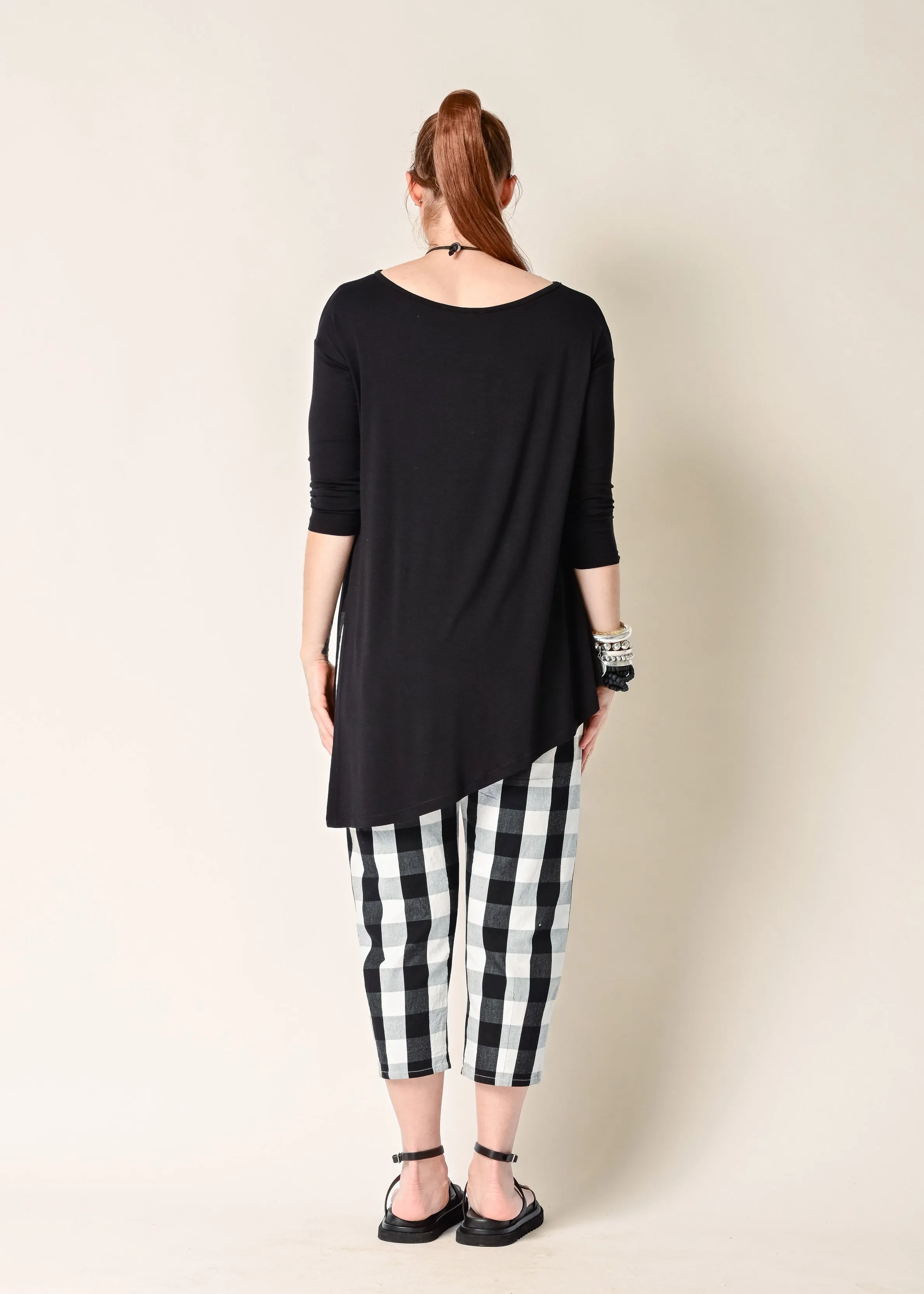Hattie Pant in Onyx Check