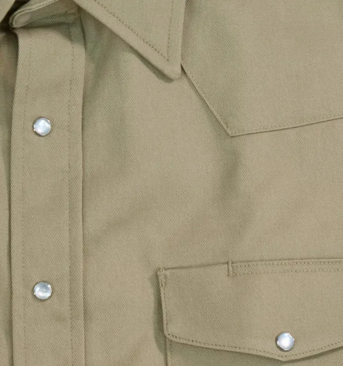 Heavyweight Khaki Work Shirt - Made in USA