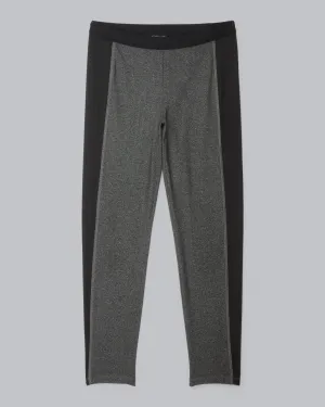 Herringbone Polyester Stretch Pant