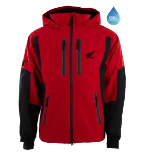 Honda TrueTimber Red and Black Waterproof Longtail Parka Jacket