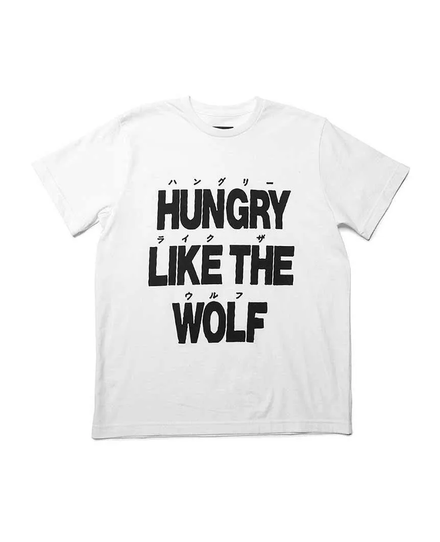 Hungry Like The Wolf White Tee