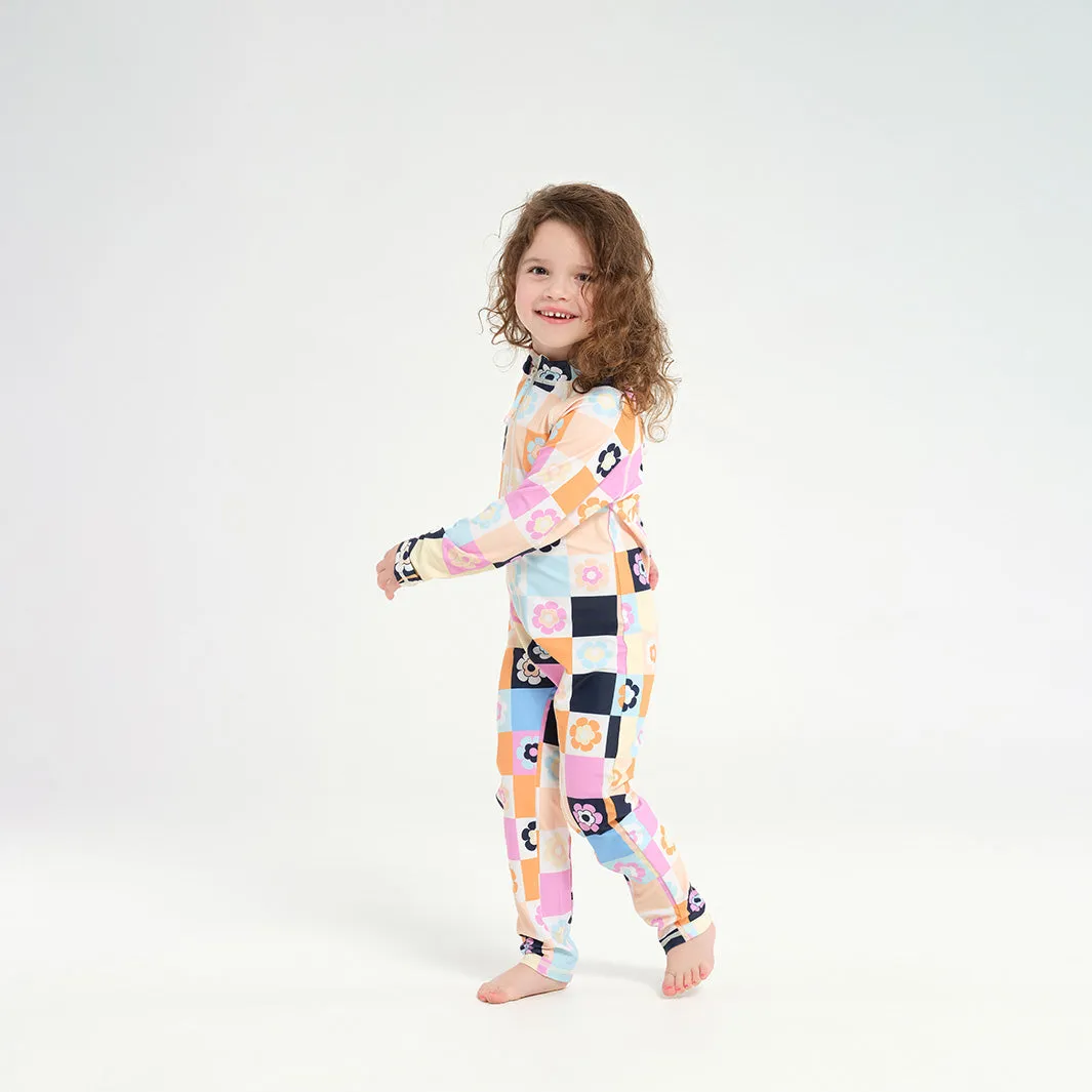 Infant Patch LS Swim Zip Suit