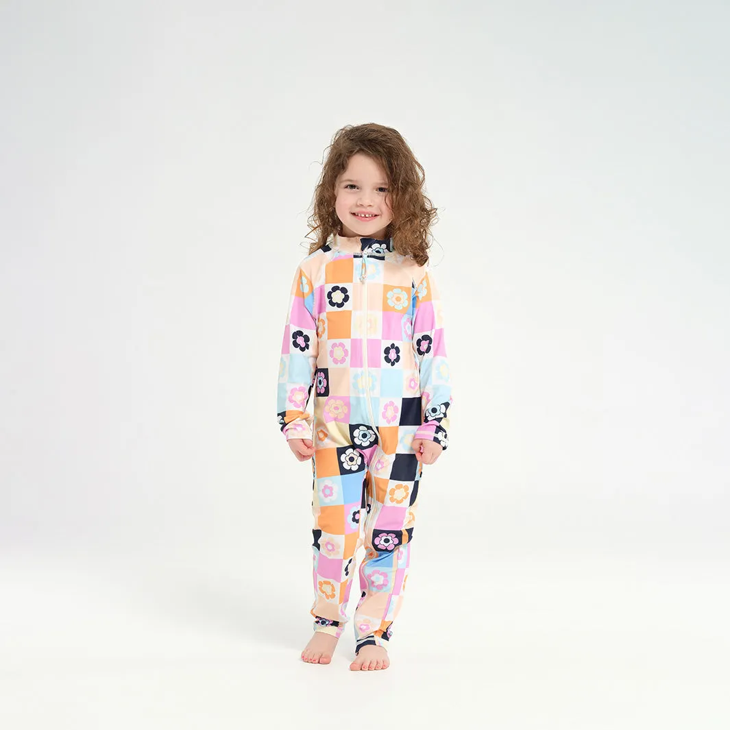 Infant Patch LS Swim Zip Suit