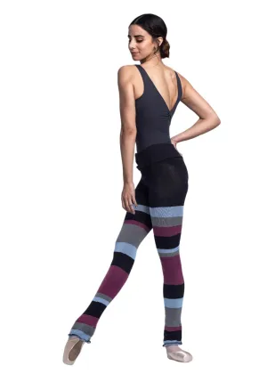 Intermezzo 5301 Asymmetrical Stripe Knit Pants
