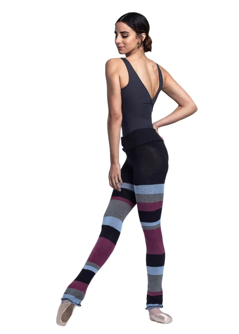 Intermezzo 5301 Asymmetrical Stripe Knit Pants