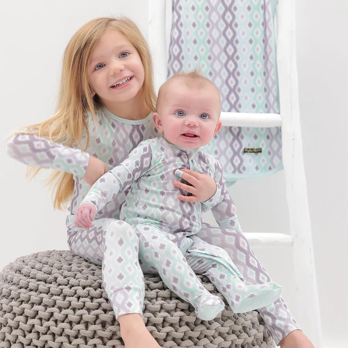 Isaac's Ikat Long Sleeve Pajama Set