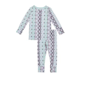 Isaac's Ikat Long Sleeve Pajama Set