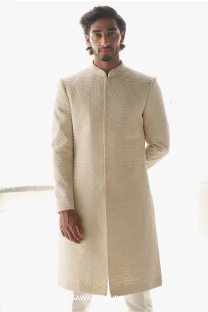Ivory teen patti sherwani