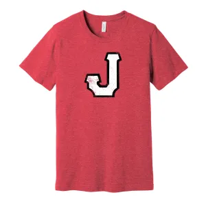 Jacksonville Red Caps Distressed J Logo Shirt - Defunct Negro Baseball Team - Celebrate Black Heritage and History - Hyper Than Hype