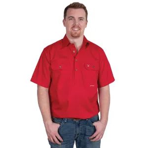 JCA Adam Mens Workshirt Chilli Red