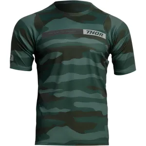 Jersey Thor Mtb Mx Assist Camo Green Small