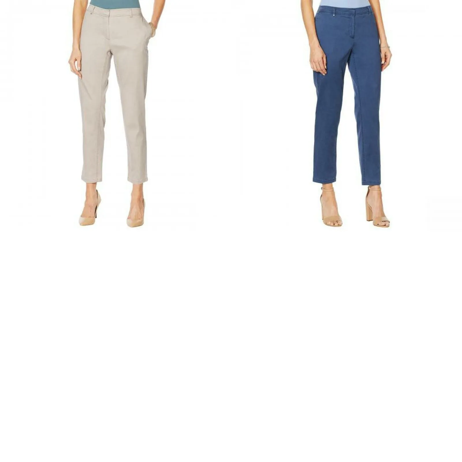 Jones New York Women's Grace Cotton Ankle Pants