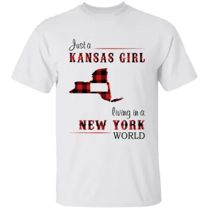 Just A Kansas Girl Living In A New York World T-shirt