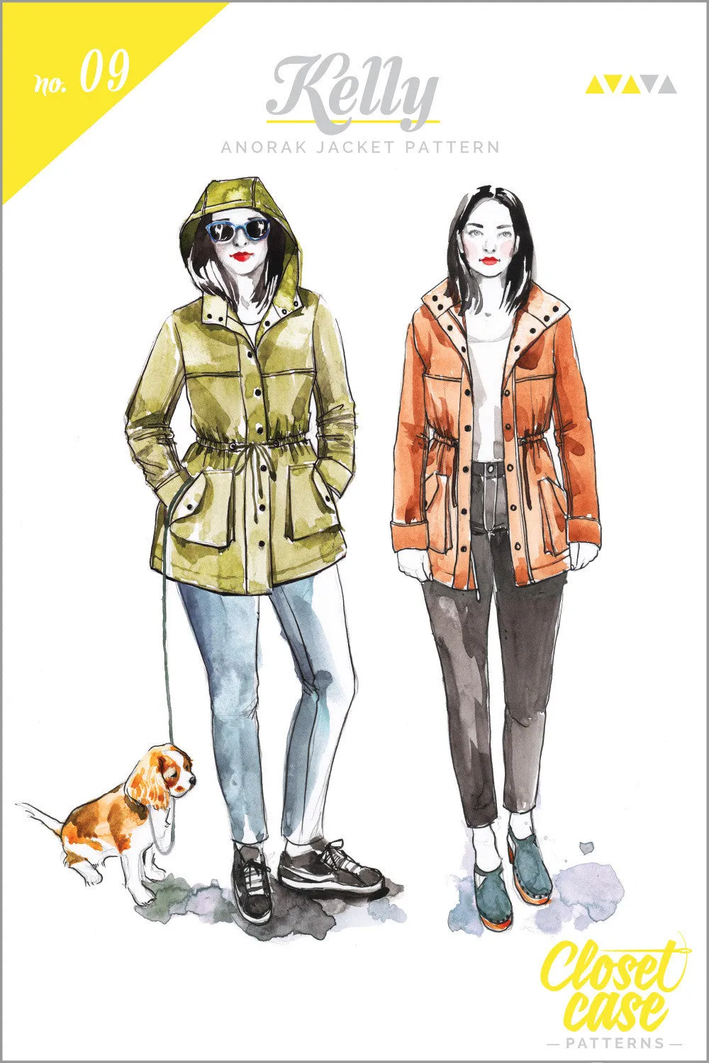 Kelly Anorak Jacket Pattern-- Closet Case Files