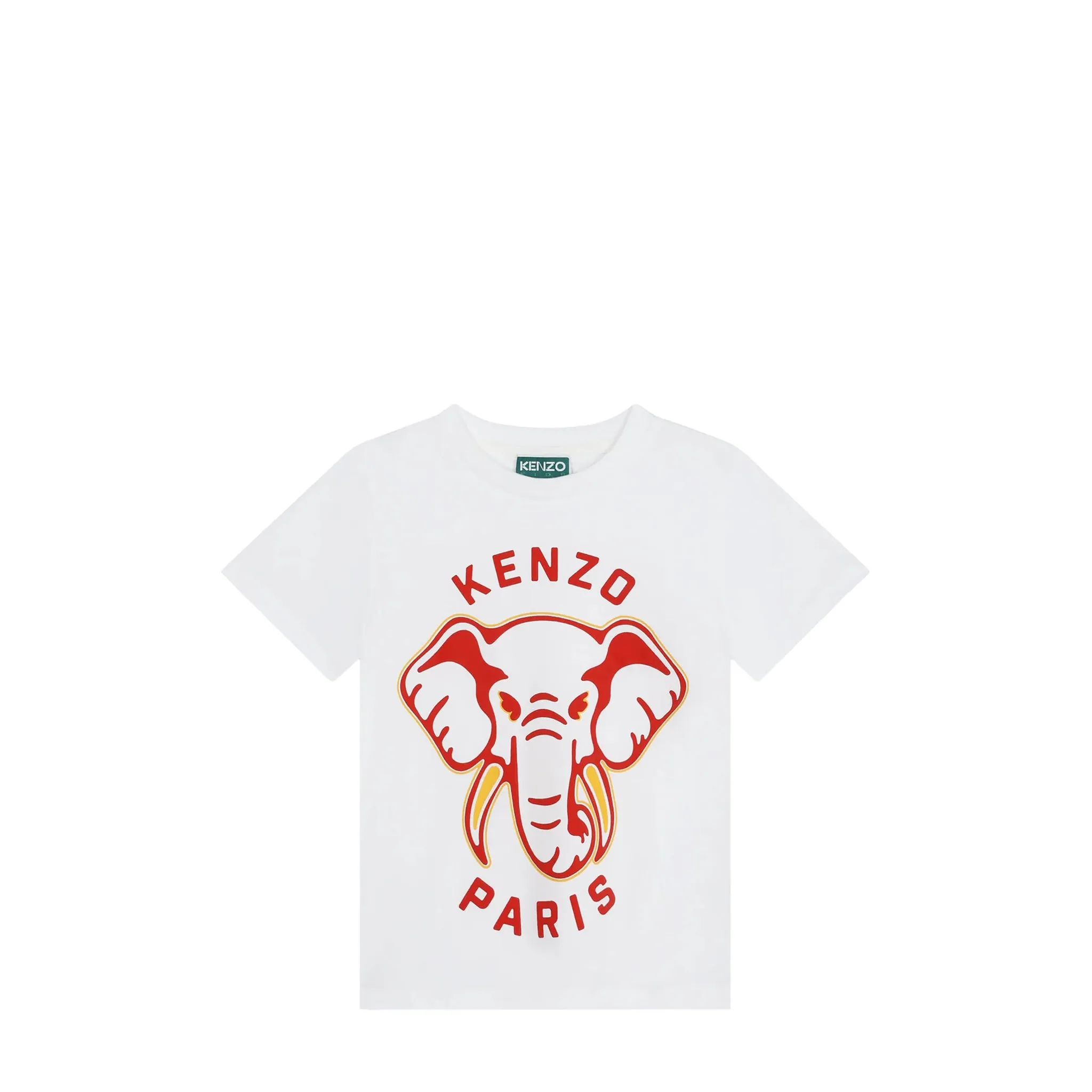 Kenzo Kids Elephant Logo Short Sleeve T-Shirt