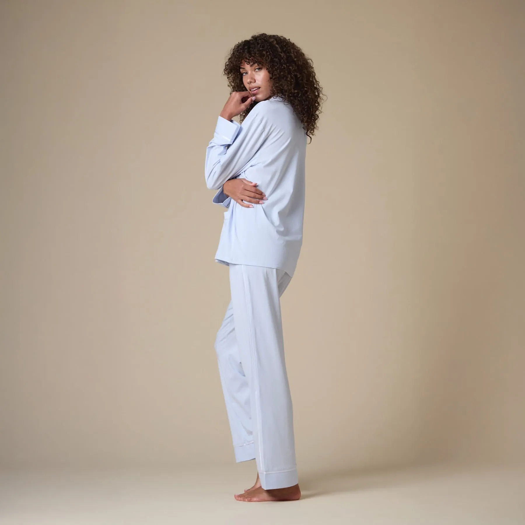 Kip Pyjamas Luxe Stretch Cotton