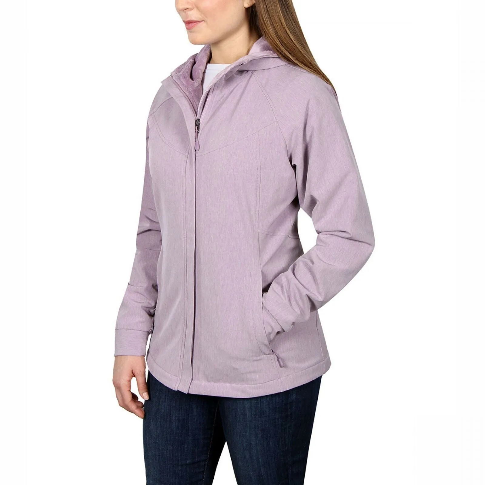 Kirkland Signature Women's Plush Fleece Lined Soft Shell Jacket