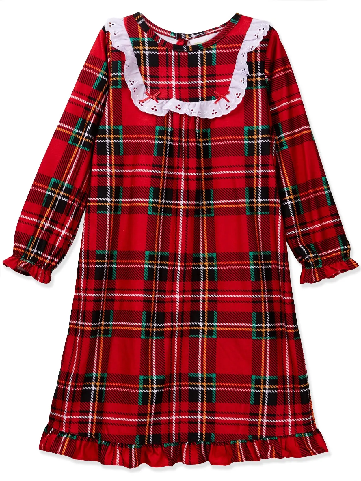 Komar Kids Plaid Holiday Nightgown