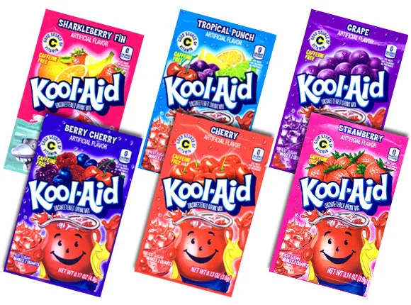 Kool Aid Soft Drink Mix Sharkleberry 48x6.5g