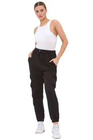 Ladies Fleece Cargo Combat Trousers