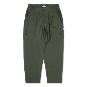 LAKH Men Divisional Baggy Tapered Pants Army Green DBTP-AMGN