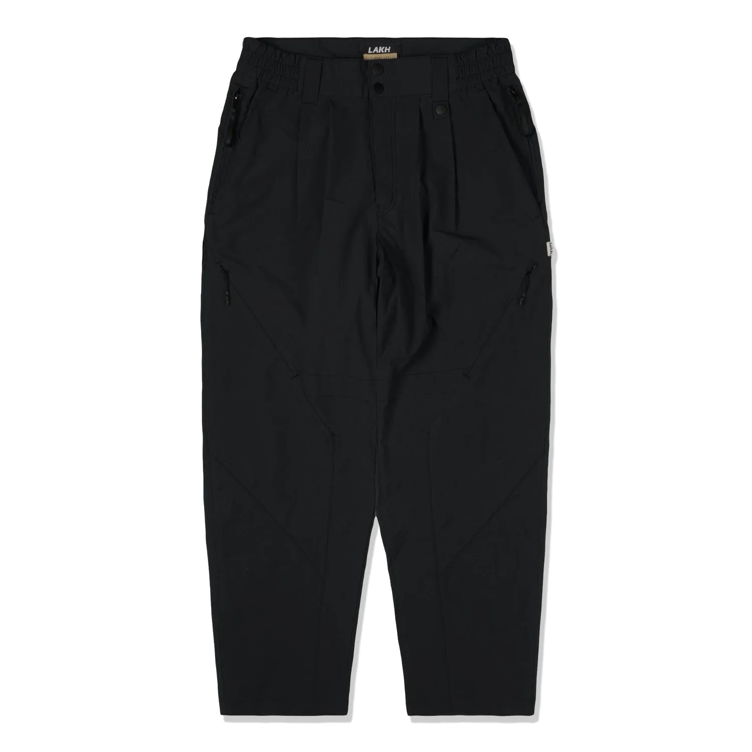 LAKH Men Divisional Baggy Tapered Pants Black DBTP-BLCK