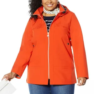 Laurier Women's Plus Size Emma Water Resistant Softshell Jacket With Hood