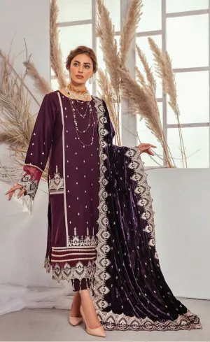 Lavish by panache/Velvet Embroidered Shawls/05