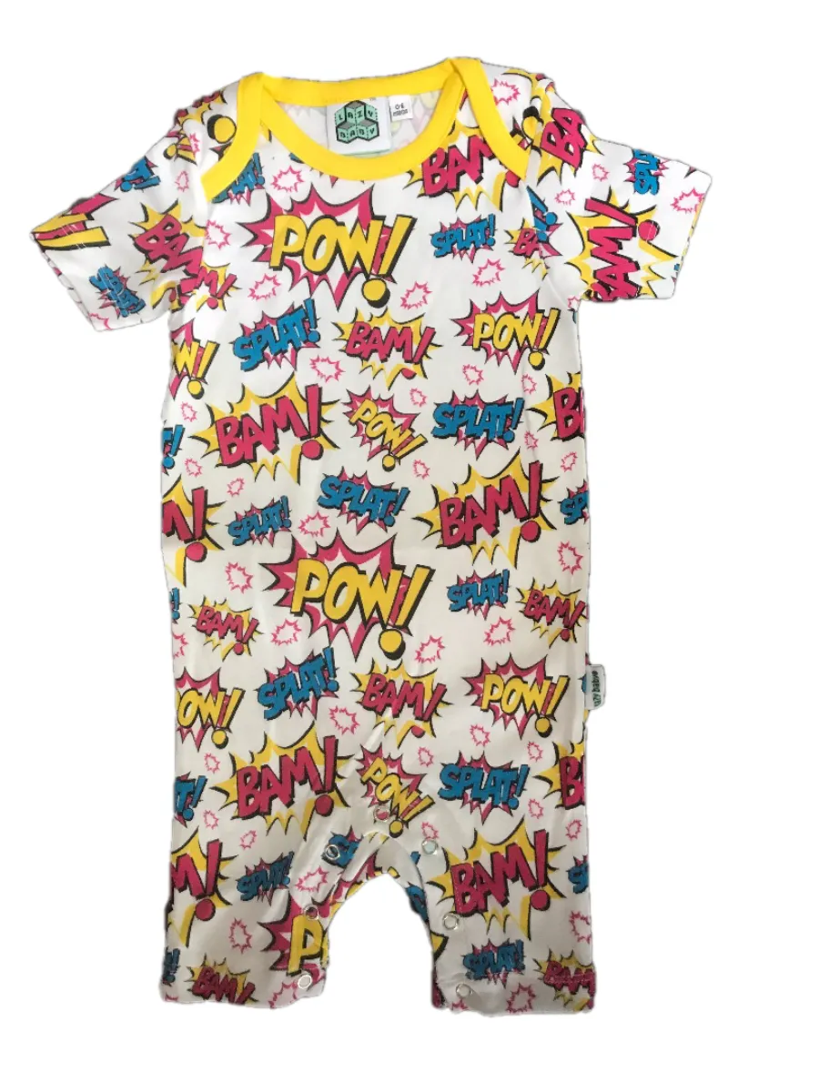 Lazy Baby POW! Summer Suit Romper