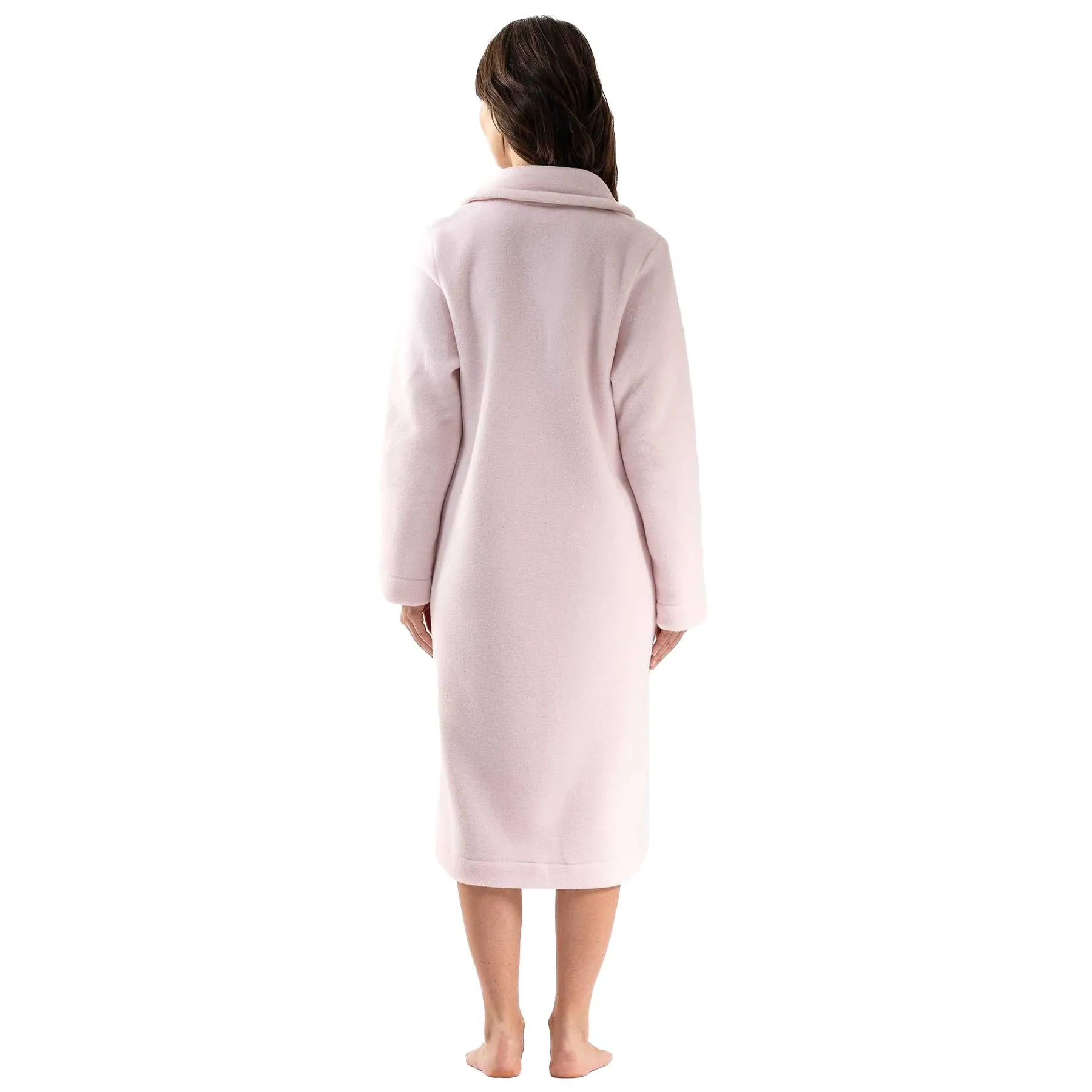 Le Chat Fleece Essentiel Button Robe
