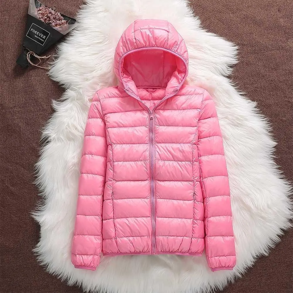 Leonie | Lightweight Waterproof Jacket – White Duck Down Filling