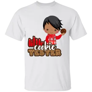 Little Cookie Tester African American Boy 100% Cotton T-Shirt