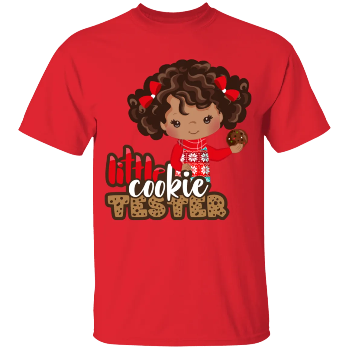 Little Cookie Tester Girl Cotton T-Shirt