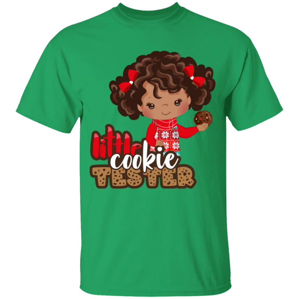 Little Cookie Tester Girl Cotton T-Shirt
