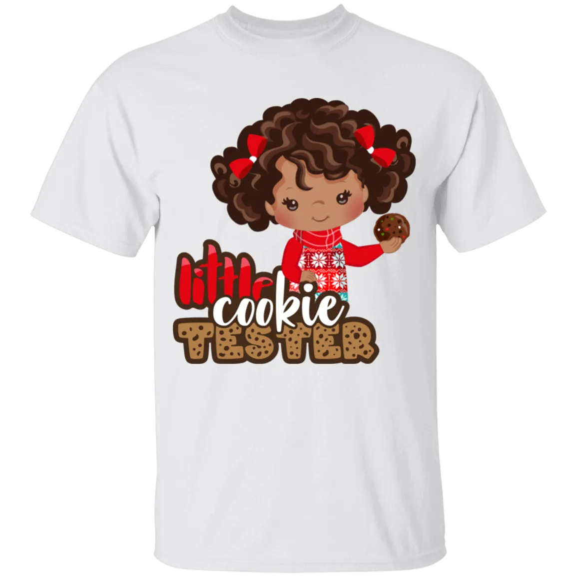 Little Cookie Tester Girl Cotton T-Shirt