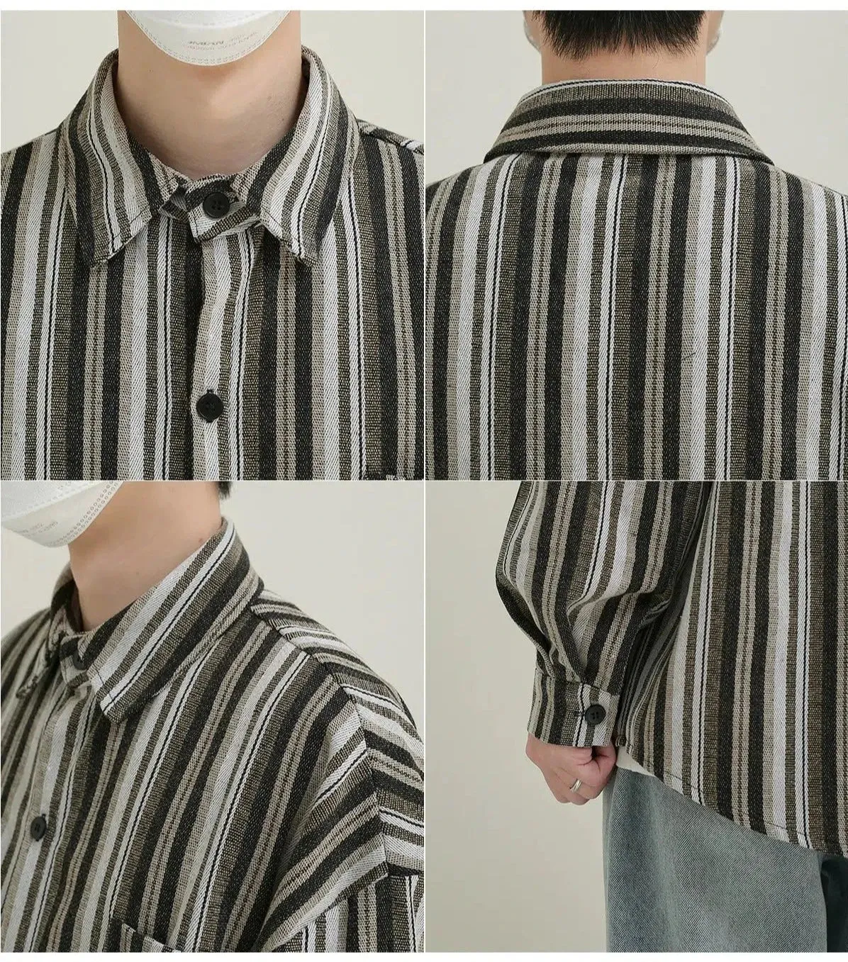 Long Sleeve Striped Shirt