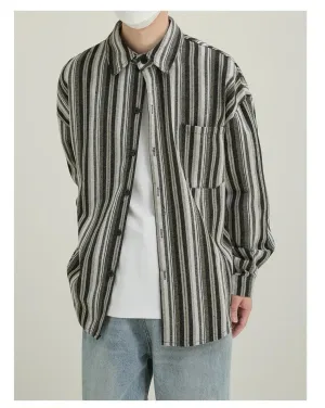 Long Sleeve Striped Shirt