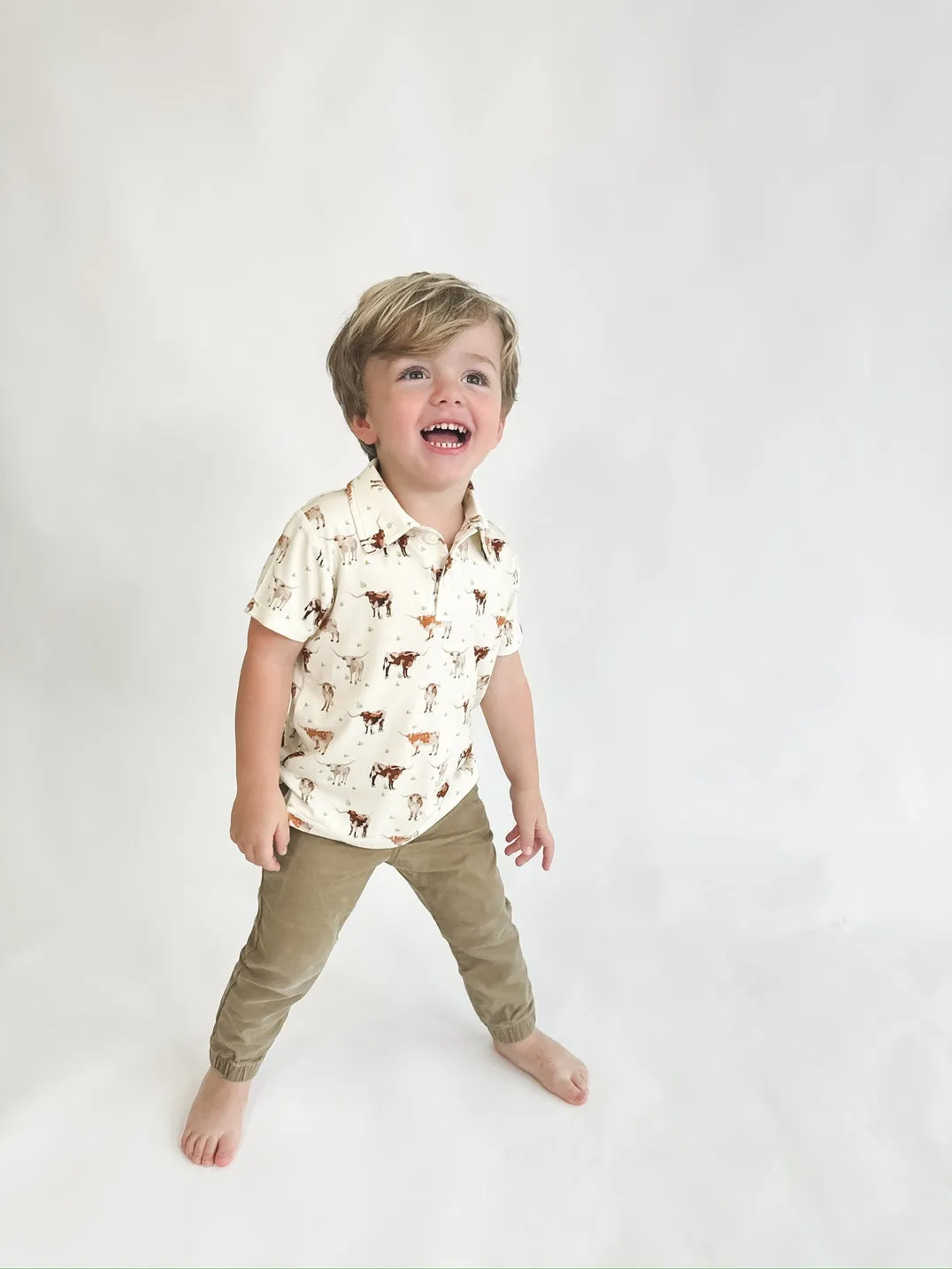 Longhorn Toddler Polo